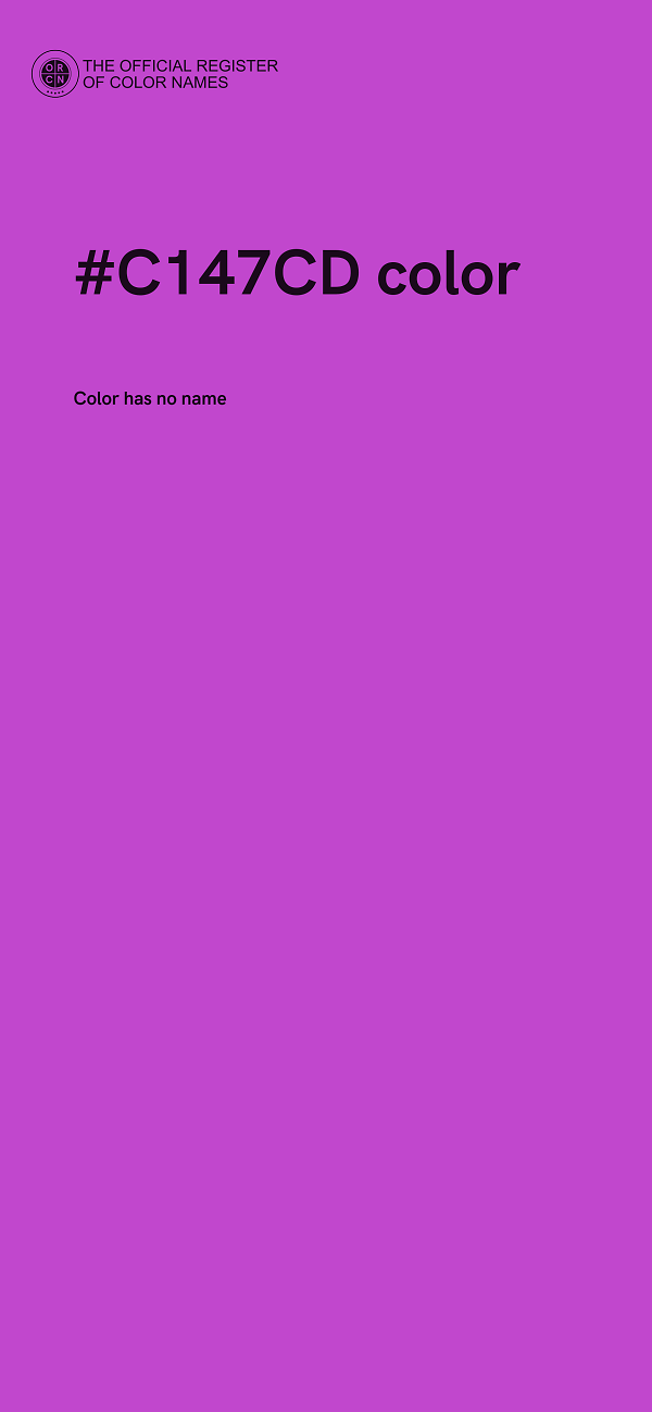 #C147CD color image