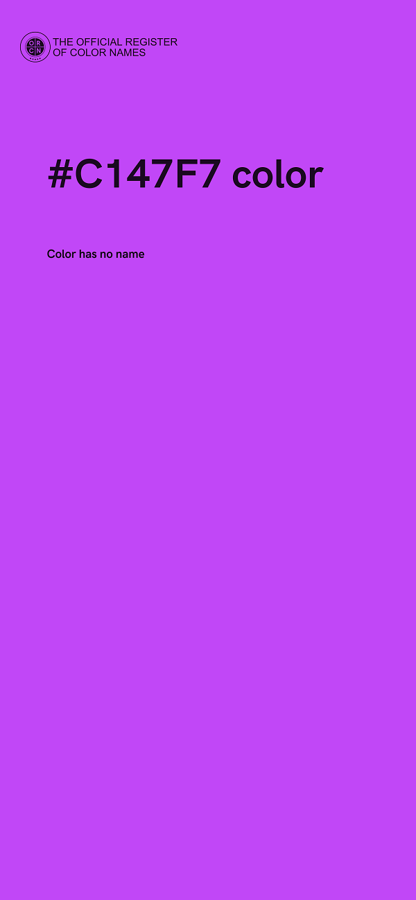 #C147F7 color image