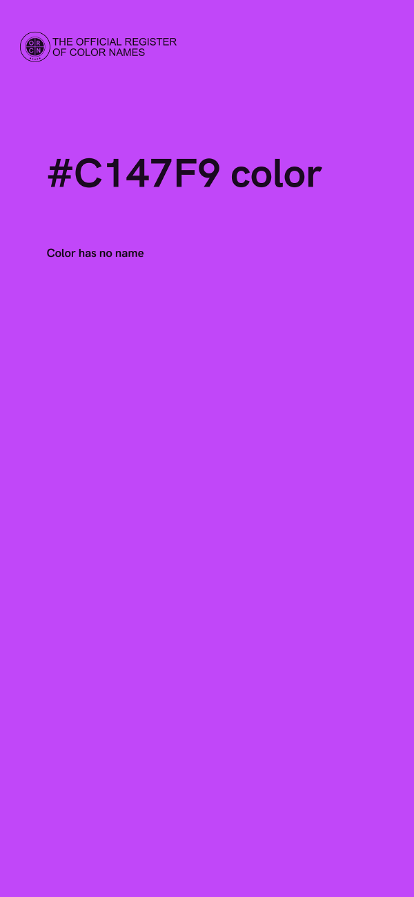 #C147F9 color image