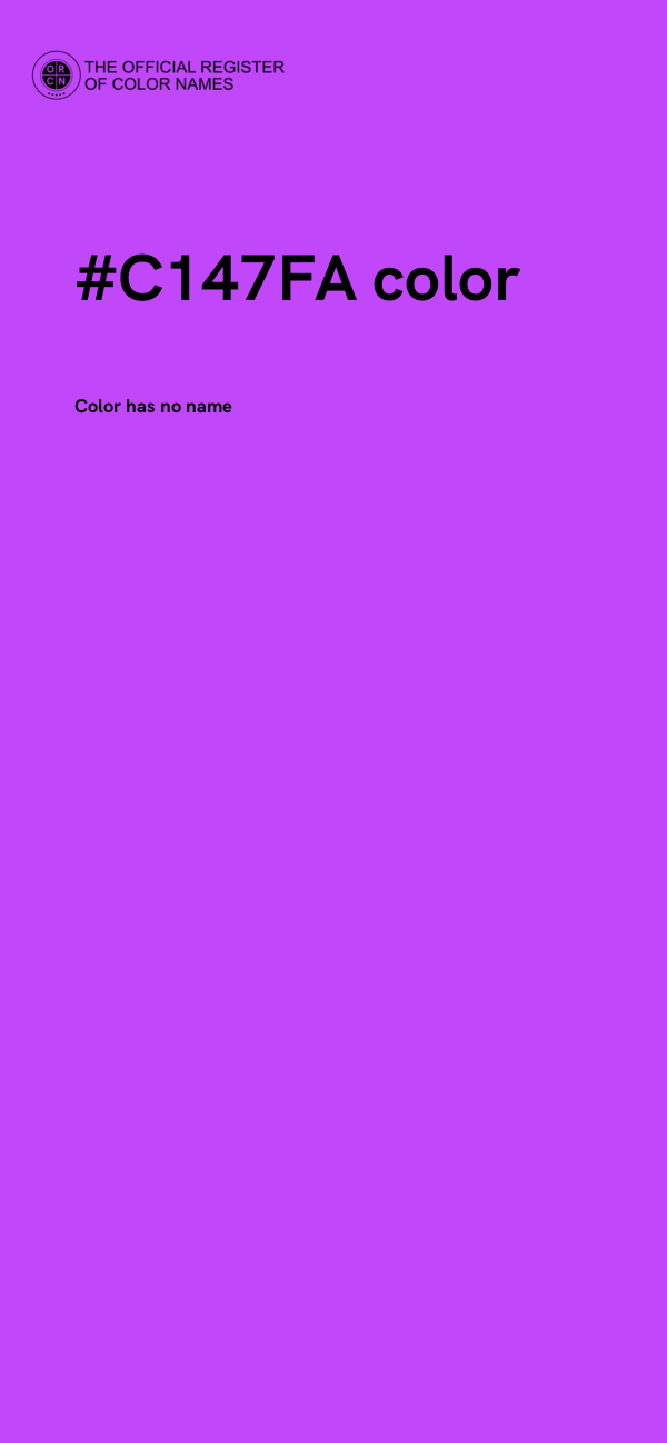 #C147FA color image