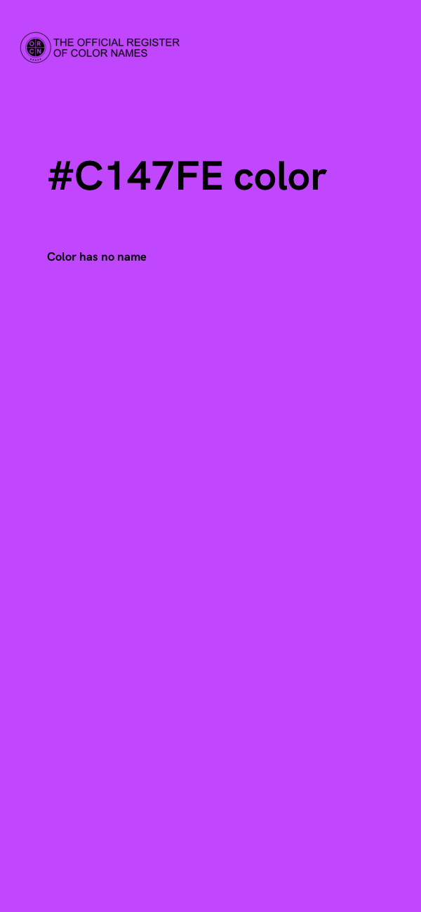 #C147FE color image
