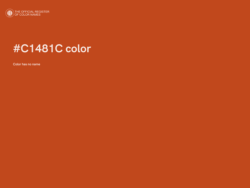 #C1481C color image
