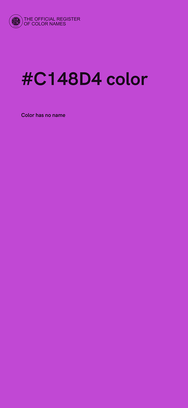 #C148D4 color image