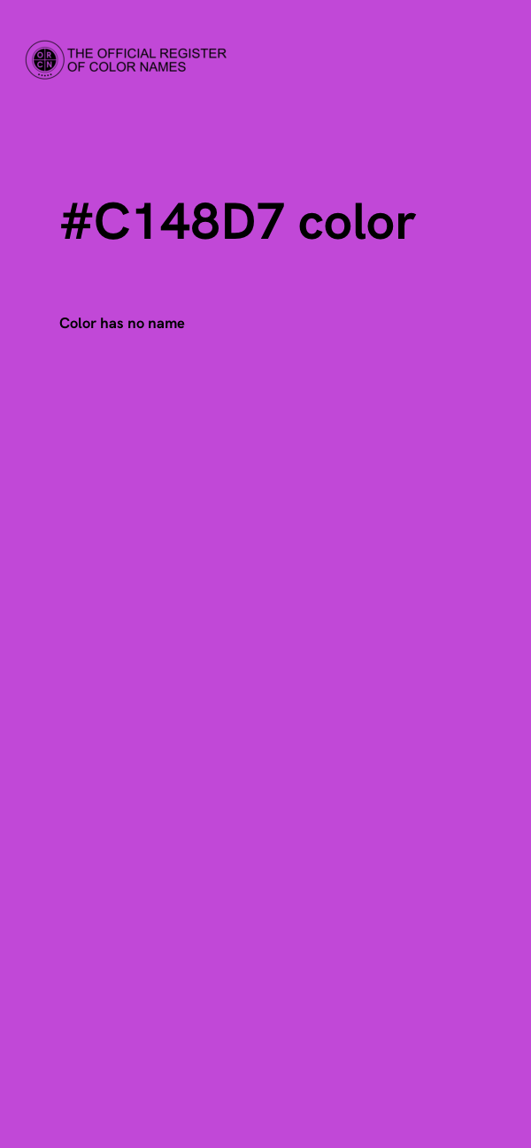 #C148D7 color image