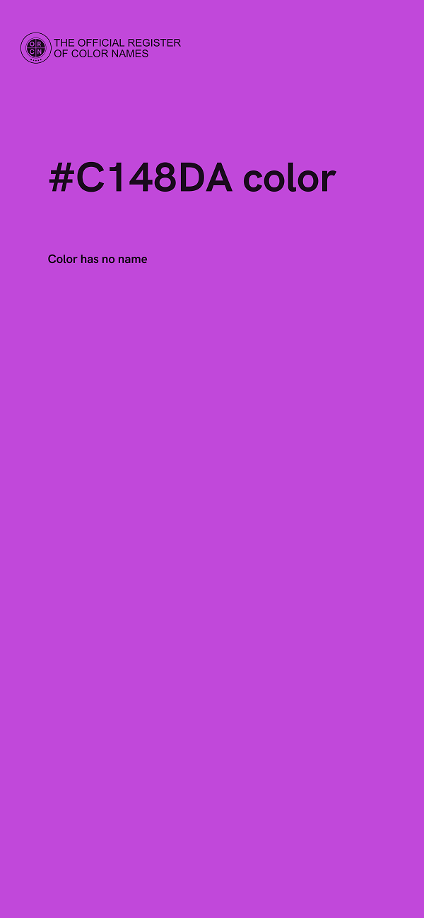 #C148DA color image