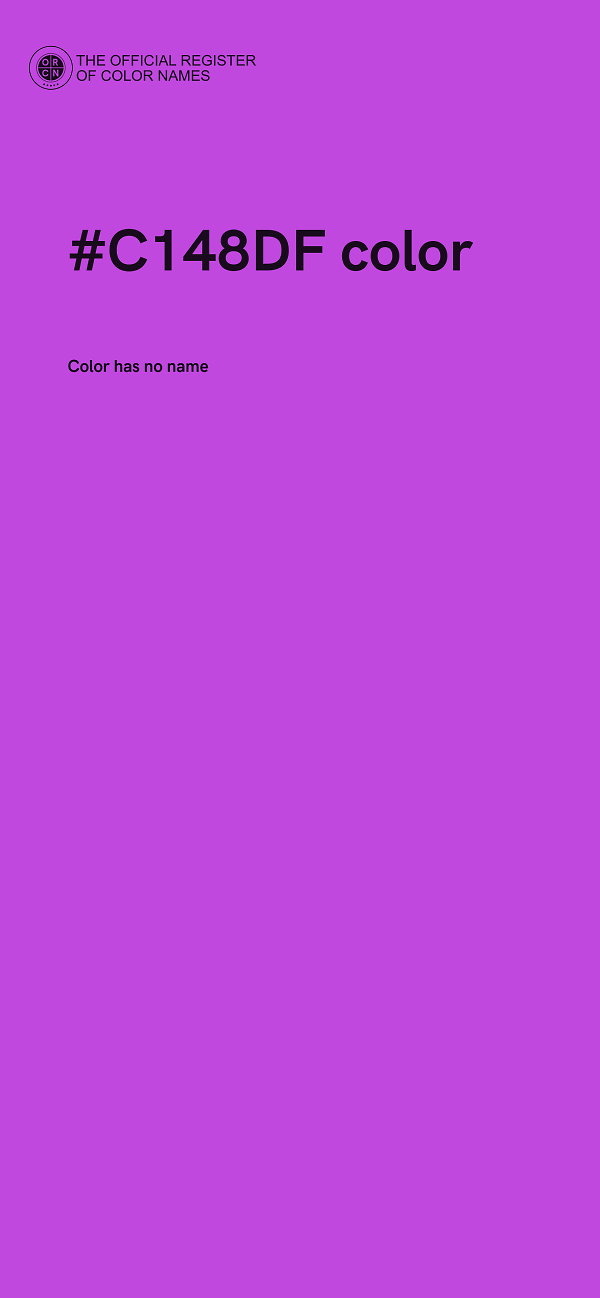 #C148DF color image