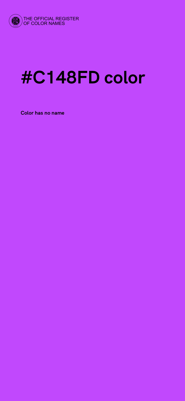#C148FD color image