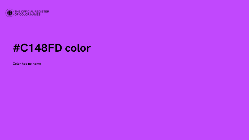 #C148FD color image