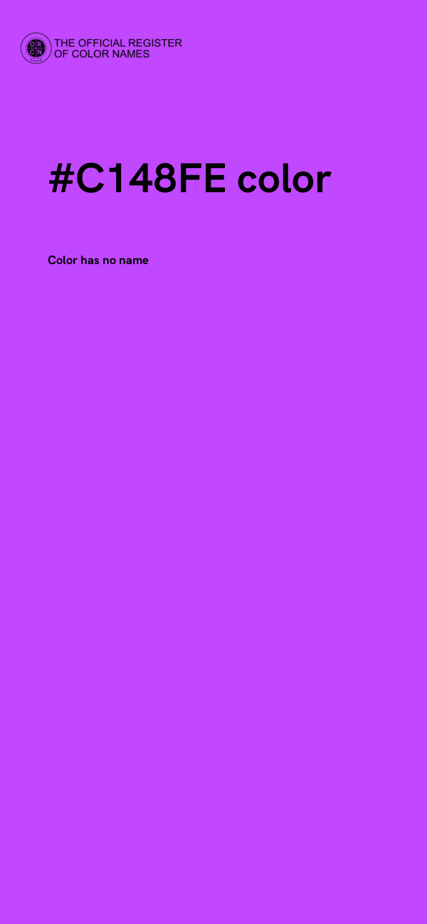 #C148FE color image