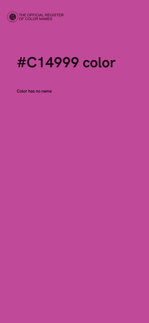 #C14999 color image