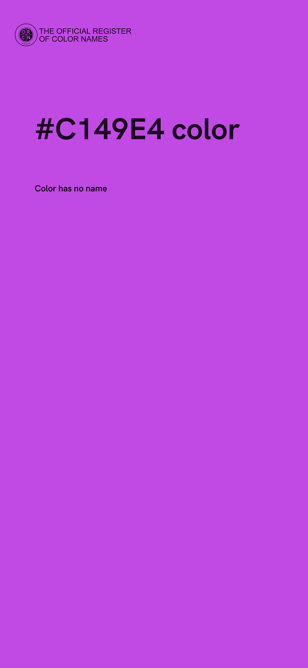 #C149E4 color image