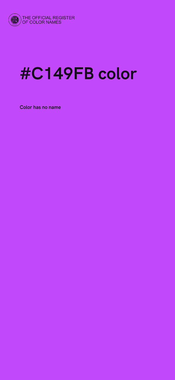 #C149FB color image