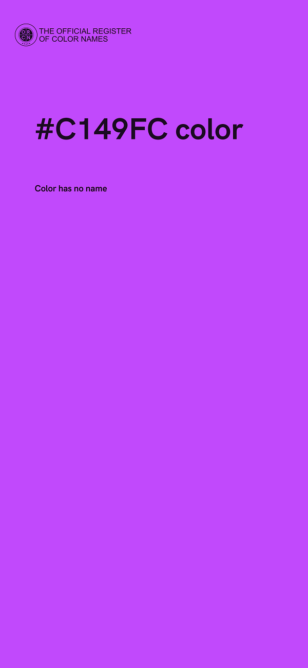 #C149FC color image