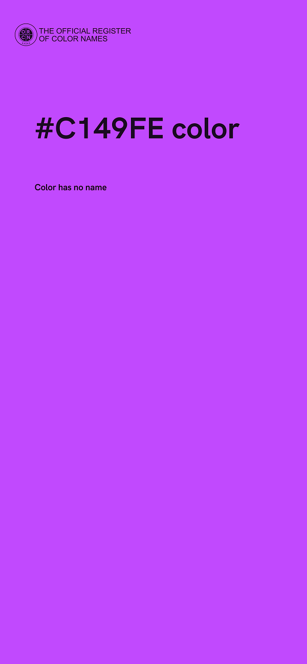 #C149FE color image
