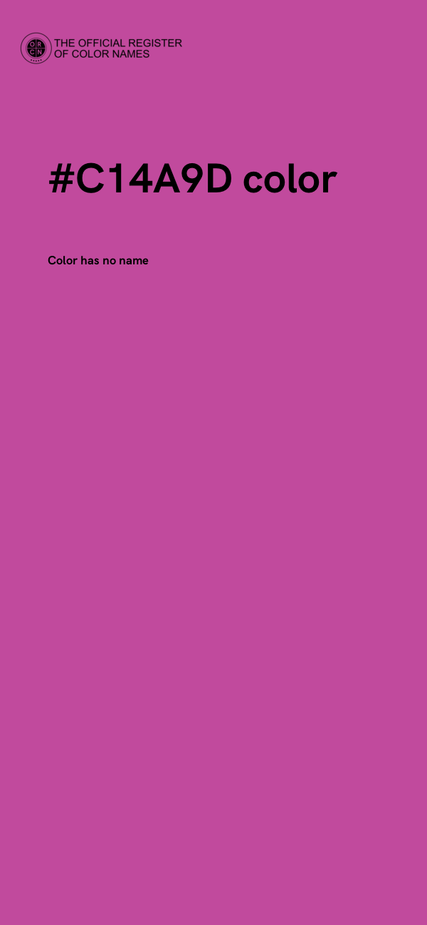 #C14A9D color image