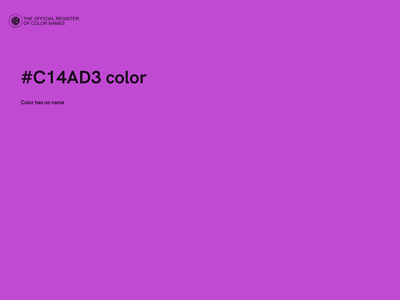 #C14AD3 color image