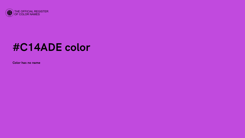 #C14ADE color image