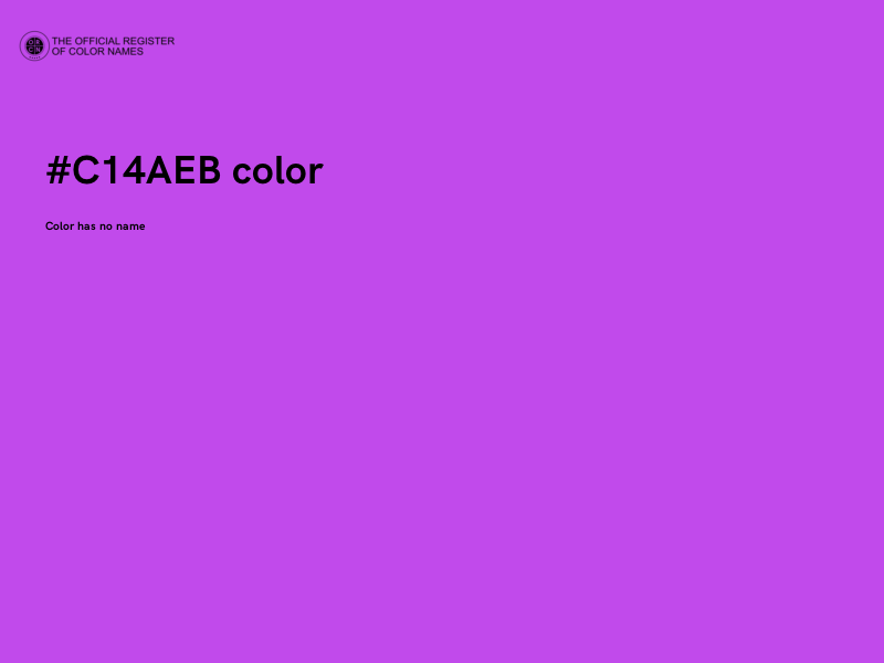 #C14AEB color image