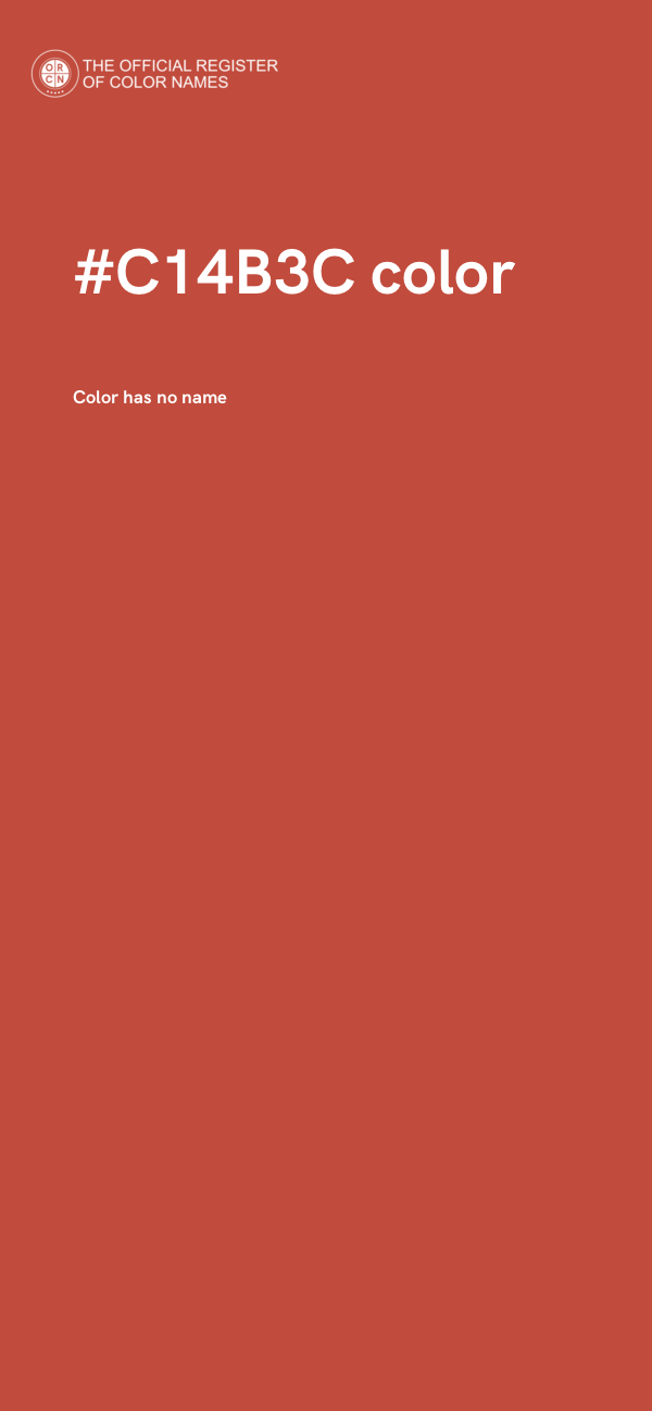 #C14B3C color image