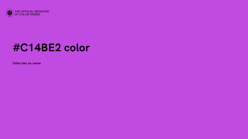 #C14BE2 color image