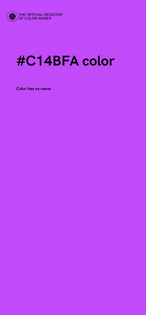 #C14BFA color image