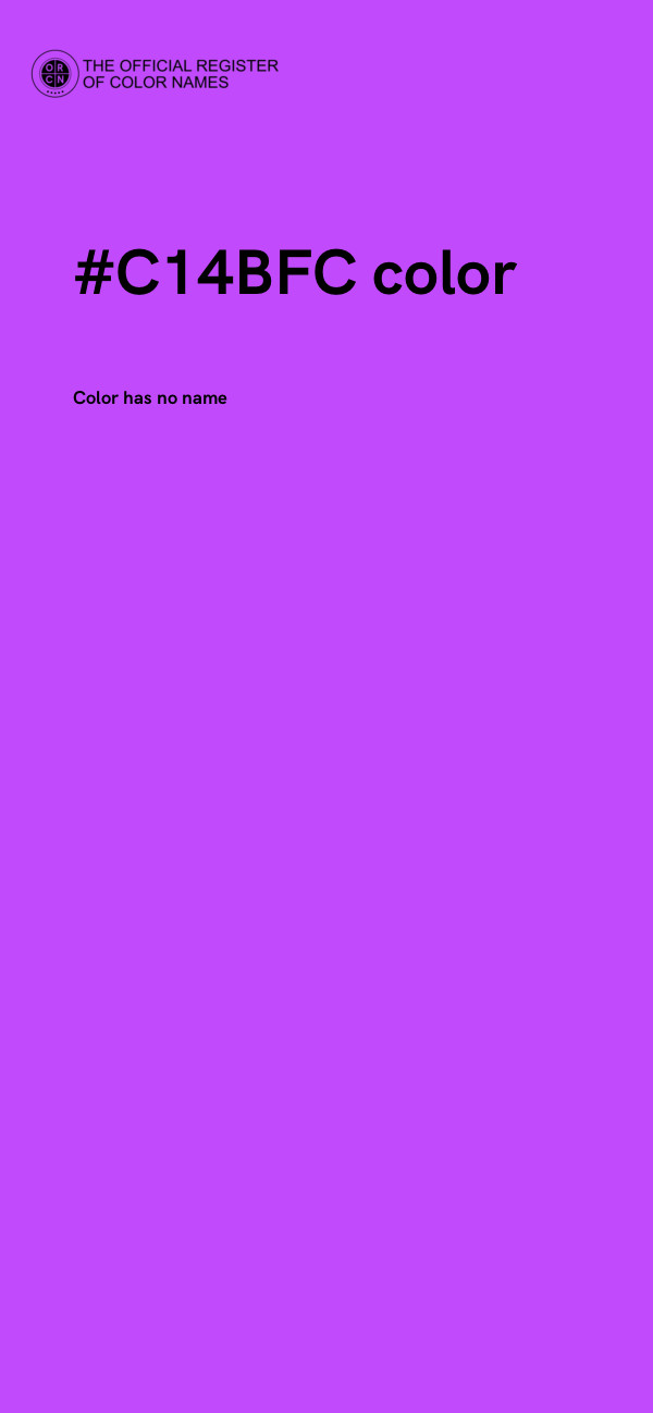 #C14BFC color image