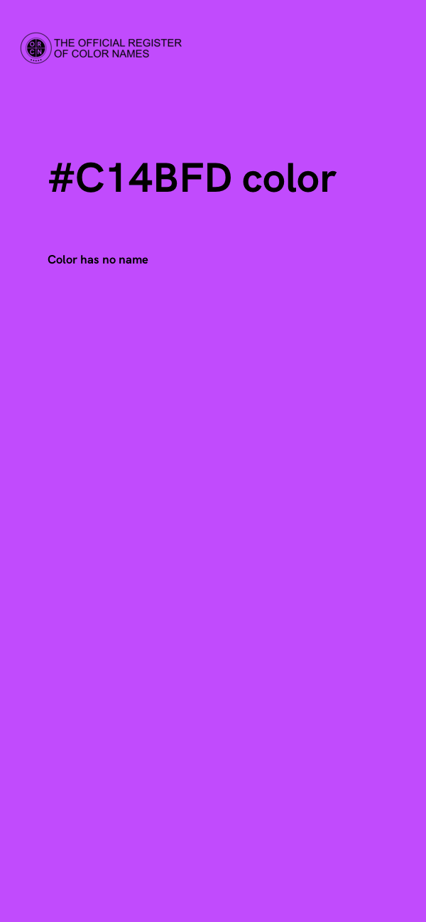 #C14BFD color image