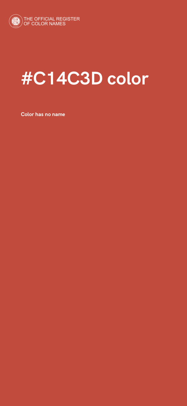 #C14C3D color image