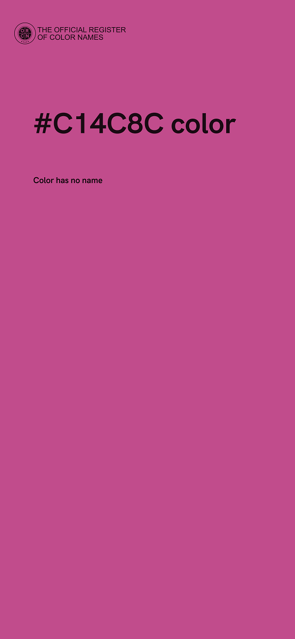#C14C8C color image
