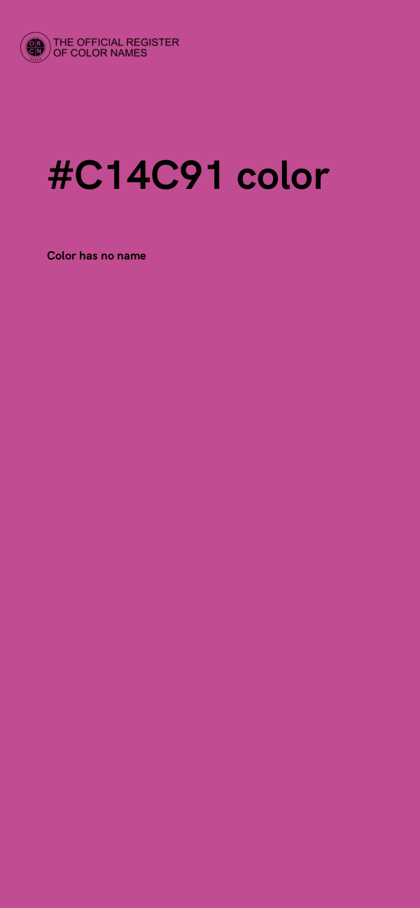 #C14C91 color image