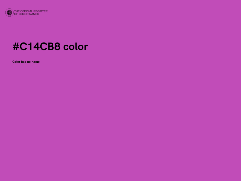#C14CB8 color image