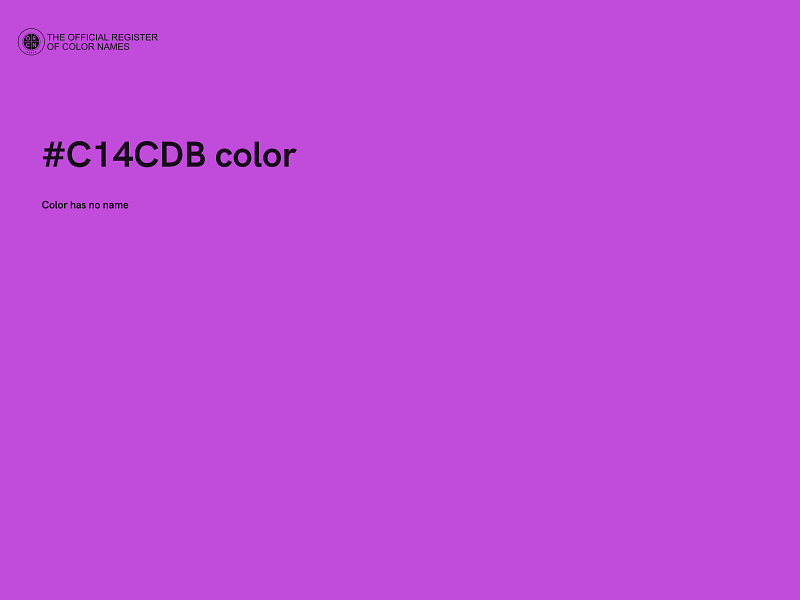 #C14CDB color image