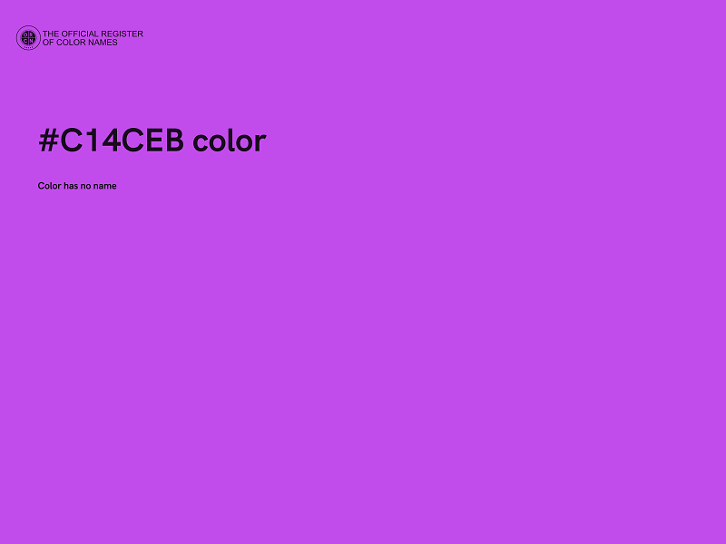 #C14CEB color image