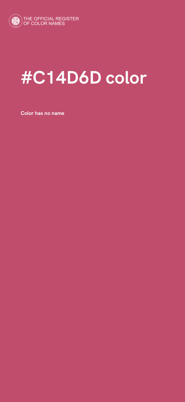 #C14D6D color image