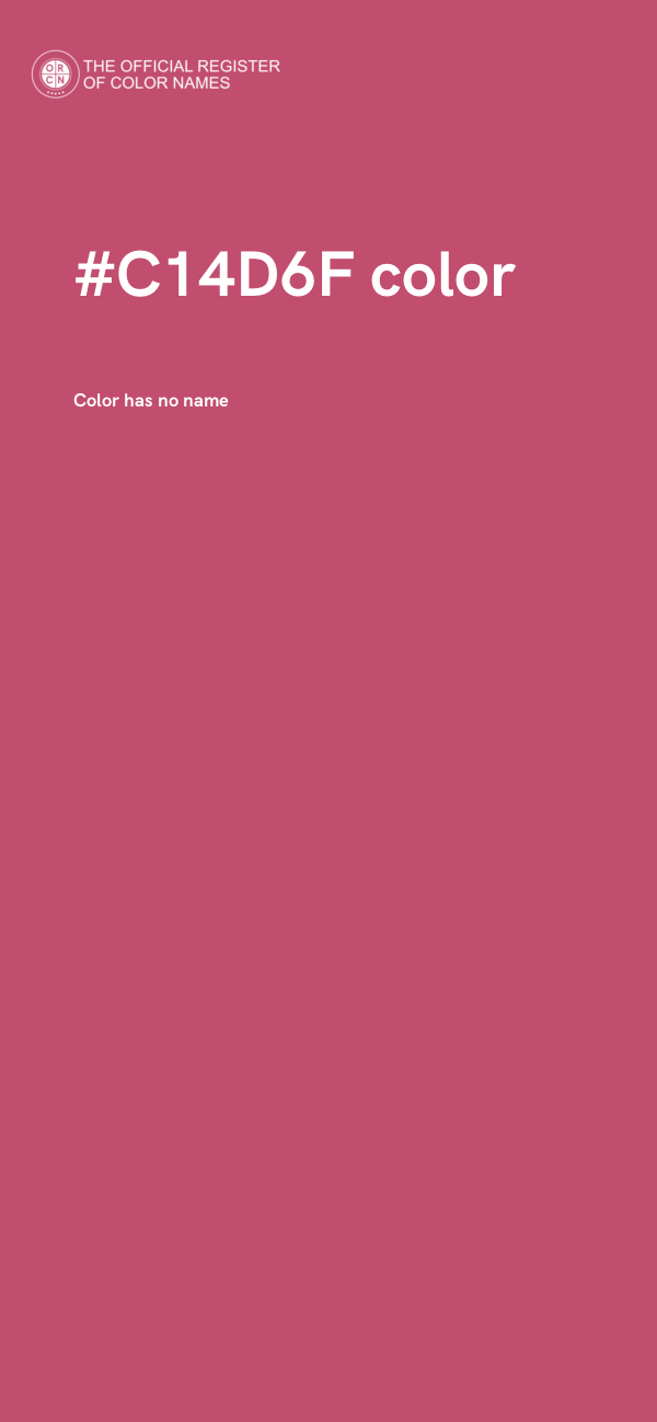 #C14D6F color image