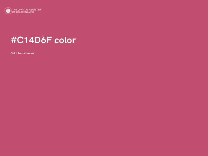 #C14D6F color image