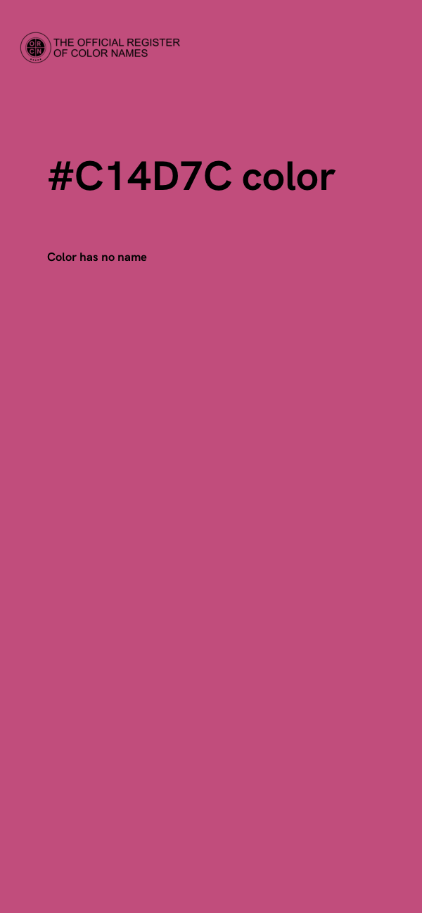 #C14D7C color image
