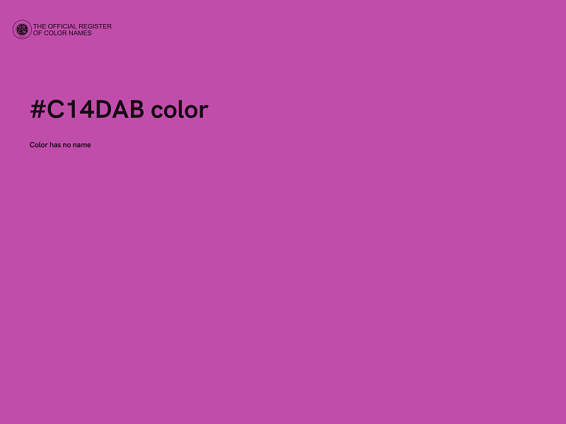 #C14DAB color image