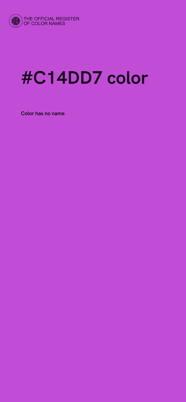 #C14DD7 color image