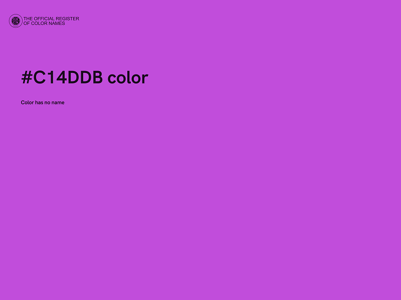 #C14DDB color image