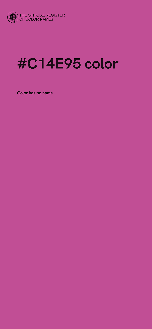 #C14E95 color image