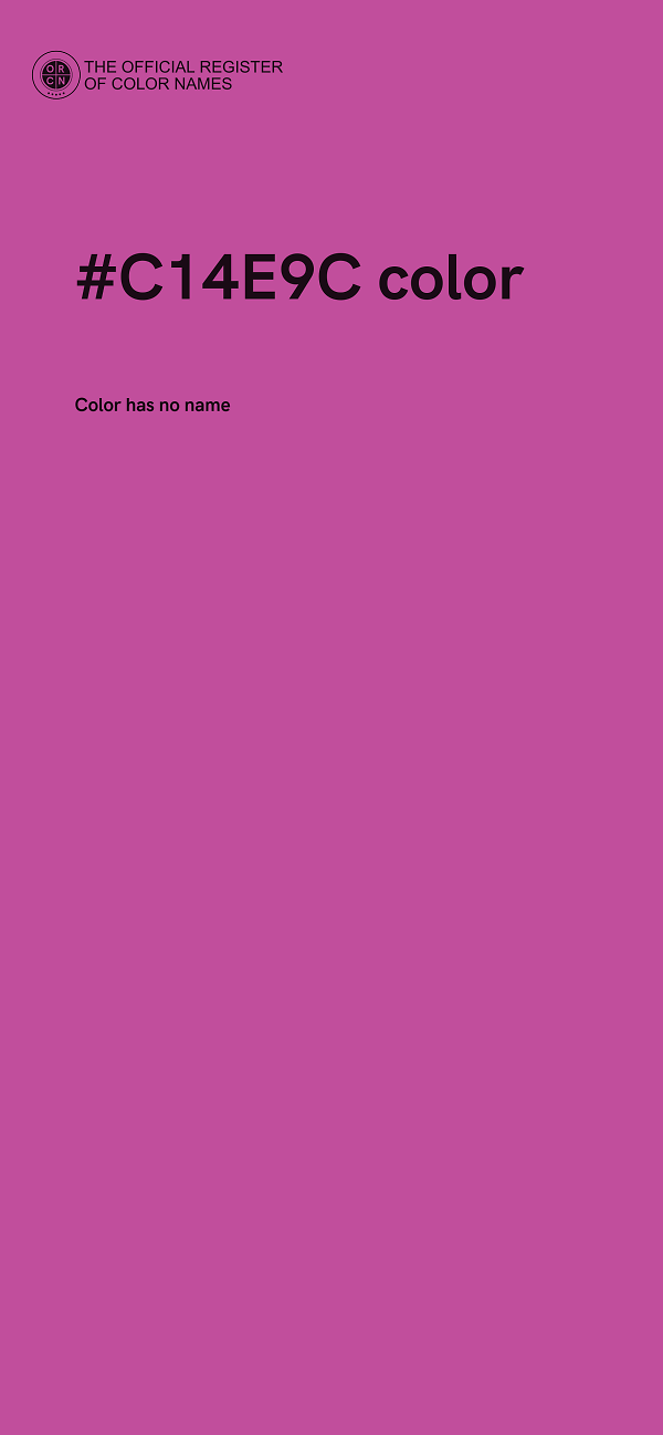 #C14E9C color image