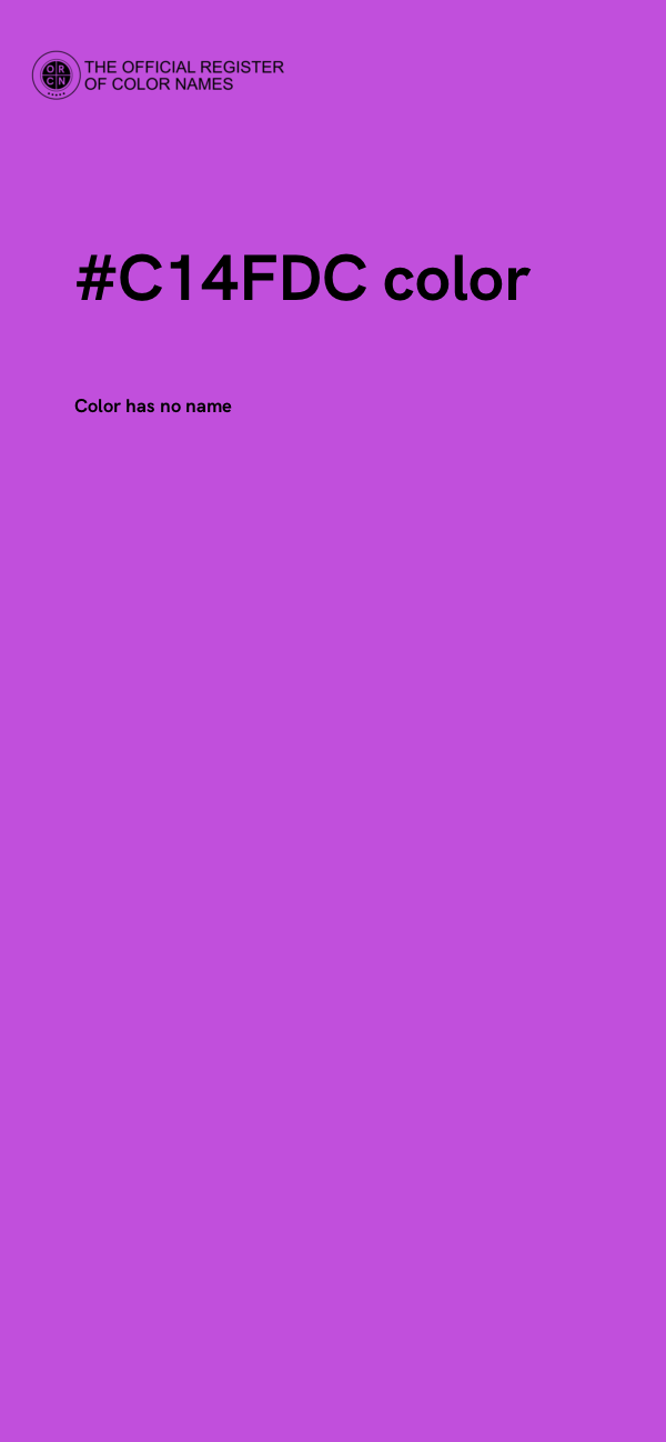 #C14FDC color image