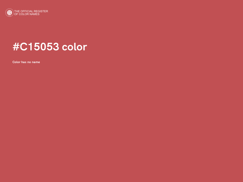 #C15053 color image
