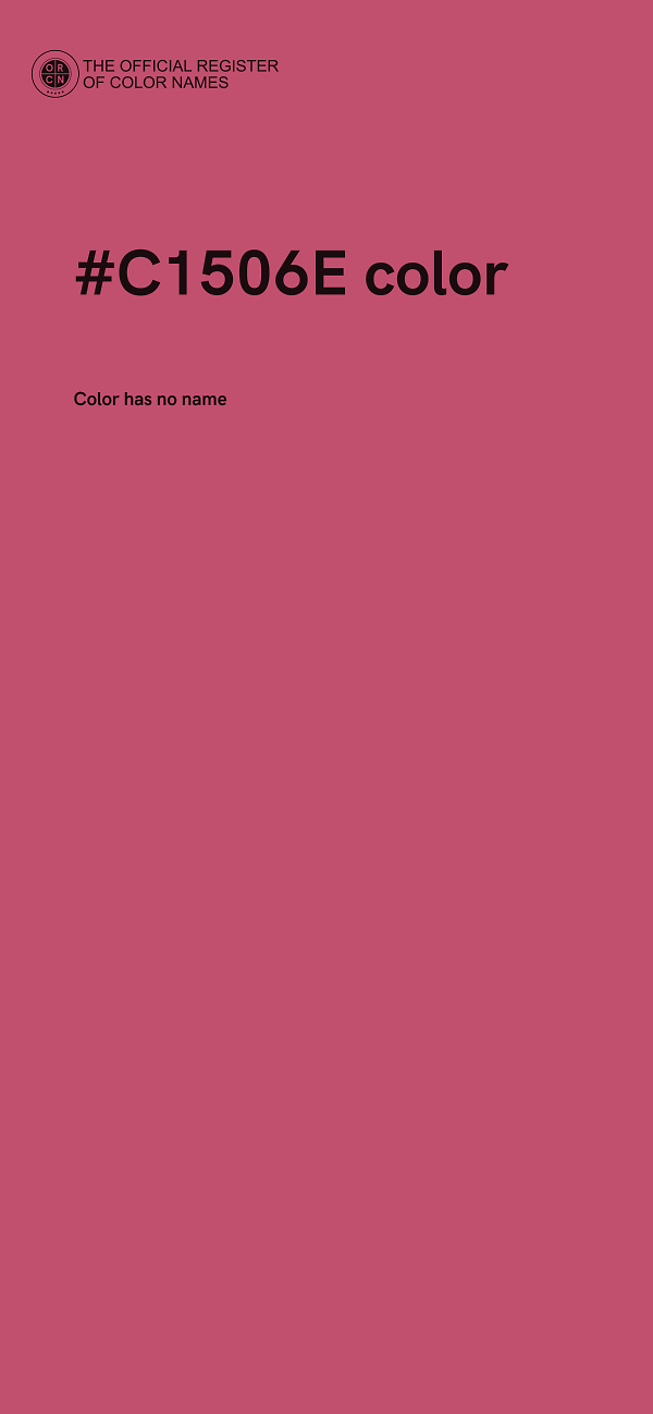 #C1506E color image