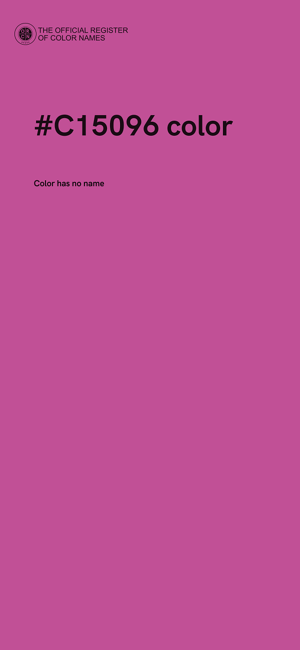 #C15096 color image