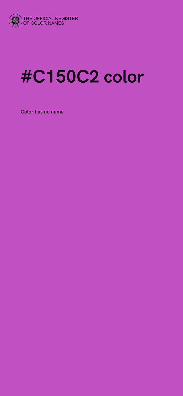 #C150C2 color image
