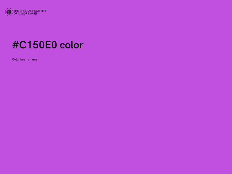 #C150E0 color image