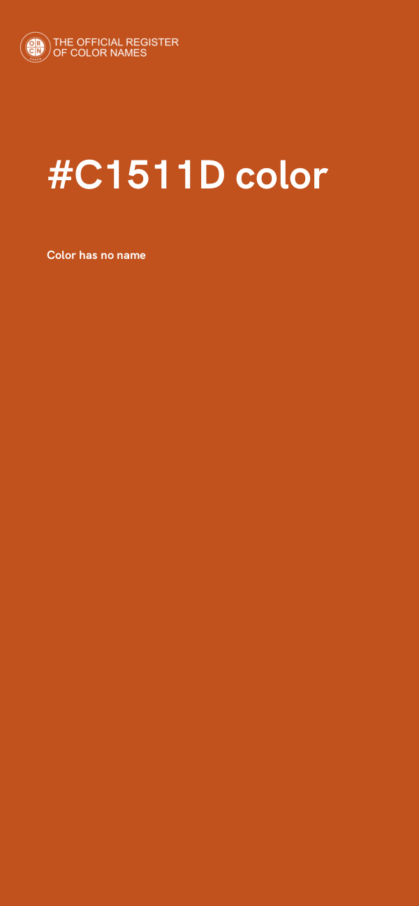 #C1511D color image