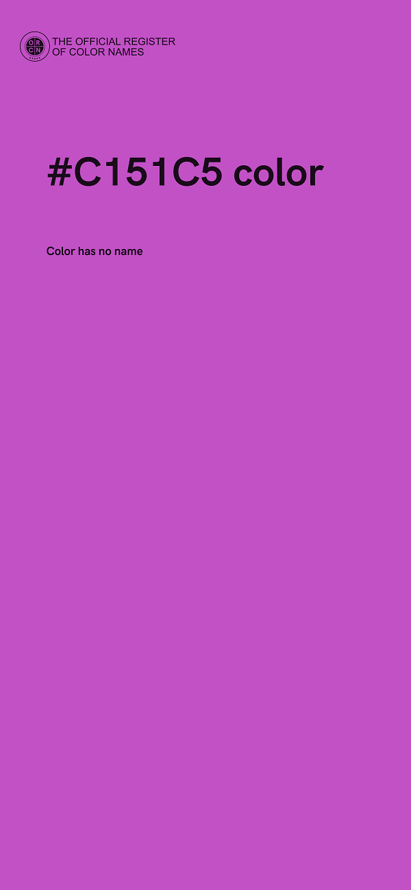 #C151C5 color image